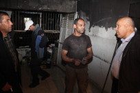  بالفيديو: إحتراق منزل السيد ياسين ابو زيد بالكامل في مدينة اللد 